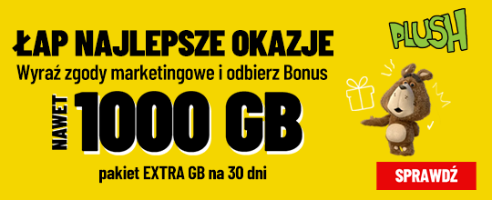 Nawet 1000 GB - pakiet extra GB na 30 dni